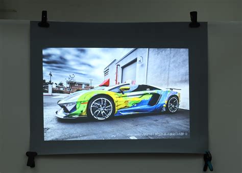 3d Holographic Projection Film Self Adhesive Rear Projector Foil