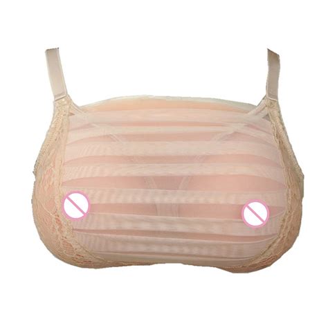 Drag Queen Bra Silicone Breast Forms Bra Fake Boobs Transvestite Fake Breasts Mastectomy Bra For