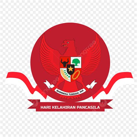 Download Selamat Hari Kelahiran Pancasila With Flag Red And White Hari