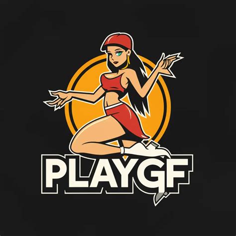 Logo Design For Playgf Flirty Text With Sexy Cam Girl Icon Ai Logo Maker