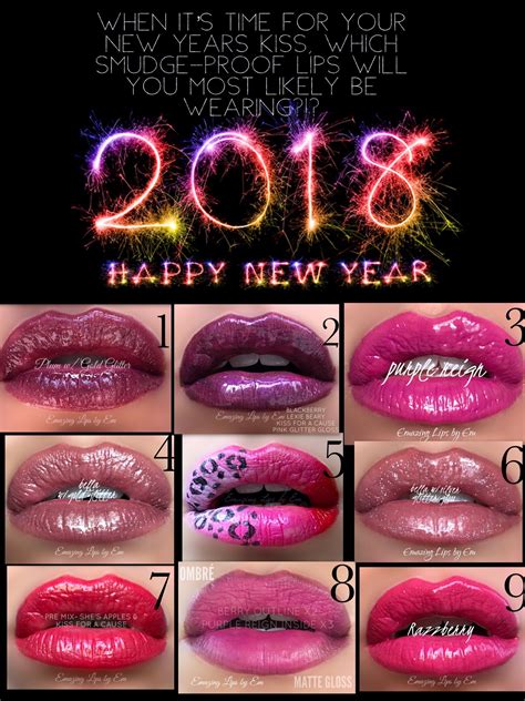 New Years Lips New Year’s Eve makeup looks New Years LipSense Glitter