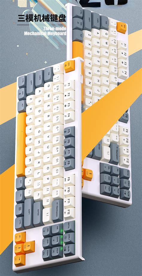 Lychee Gk Rgb Gaming Keyboard G Wireless Bluetooth Mechanical Keyboard Mode Hot Swap