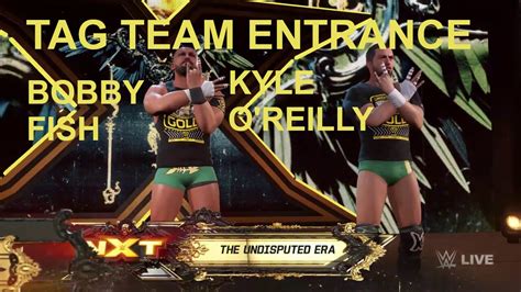 WWE 2K23 Tag Team Custom Entrance Undisputed Era (Bobbi Fish Kyle O'Reilly) Custom Music Titantron