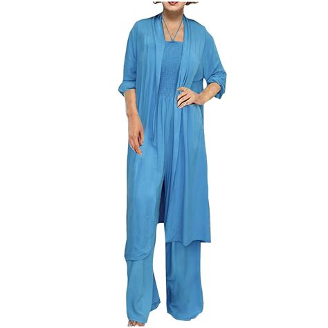 qolati 2 Piece Mother of The Bride Pantsuits with Jackets Halter Neck