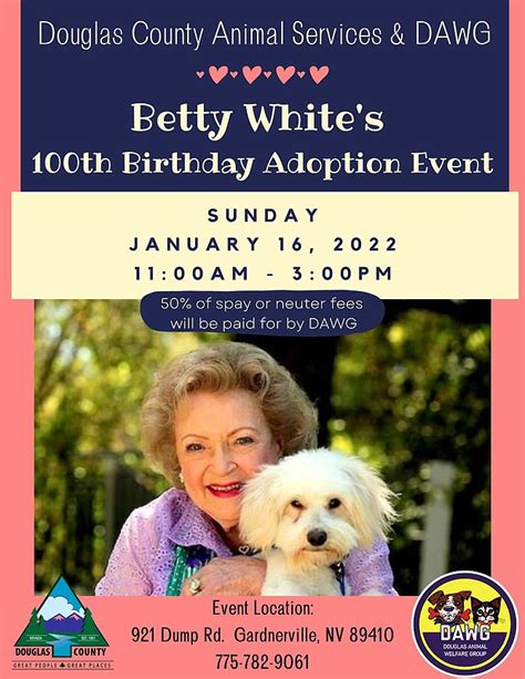 Betty White Challenge benefits homeless pets | Serving Minden-Gardnerville and Carson Valley