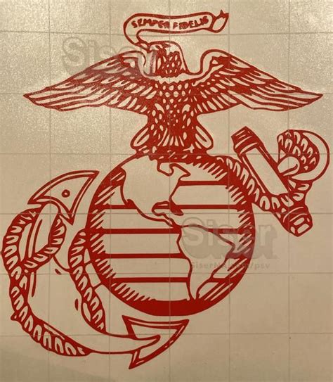 Marine Corps Eagle Globe And Anchor Vinyl Transfer In 2020 Marine Corps Eagle Old Glory Flag