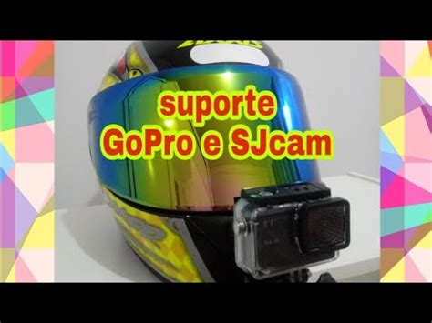 Como Fazer Soporte Para Colocar Camera No Capacete GoPro E Sjcam YouTube