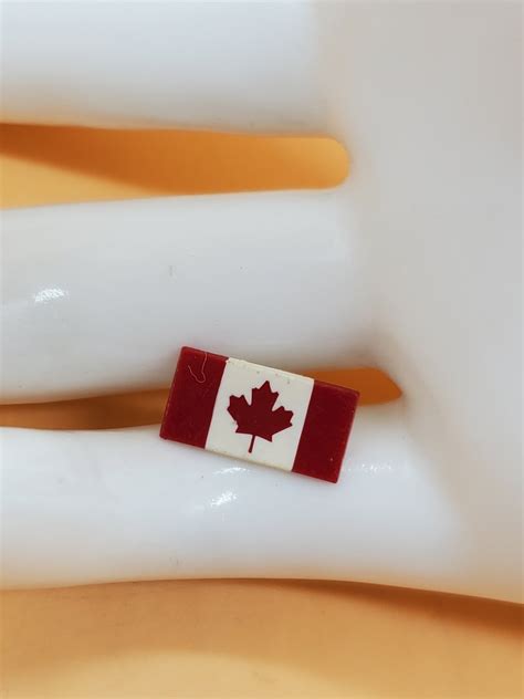 Small Canadian Flag Pin Set Of 2 Etsy