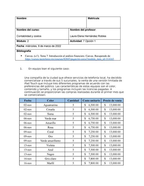 Act Conta Nombre Matr Cula Nombre Del Curso Contabilidad Y