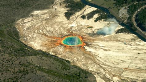 Yellowstone Volcano From Space