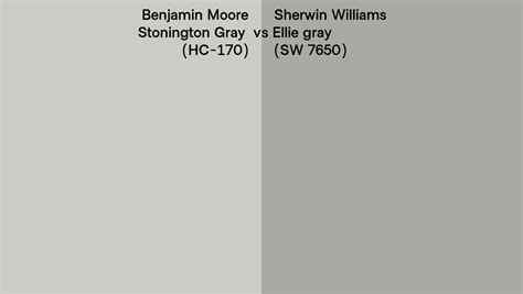 Benjamin Moore Stonington Gray HC 170 Vs Sherwin Williams Ellie Gray