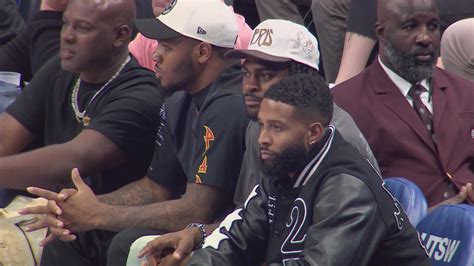 Odell Beckham Jr. goes to Mavs game with Cowboys' Parsons, Diggs | wfaa.com