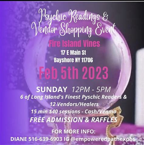 Psychic Readings & Shopping Event