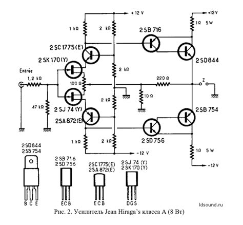 Microcap12 транзисторы 2SB716 2SD754 2SD756 2SA872E Схемотехника