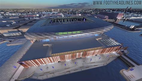 Everton Reveals Final New Stadium Design - Footy Headlines