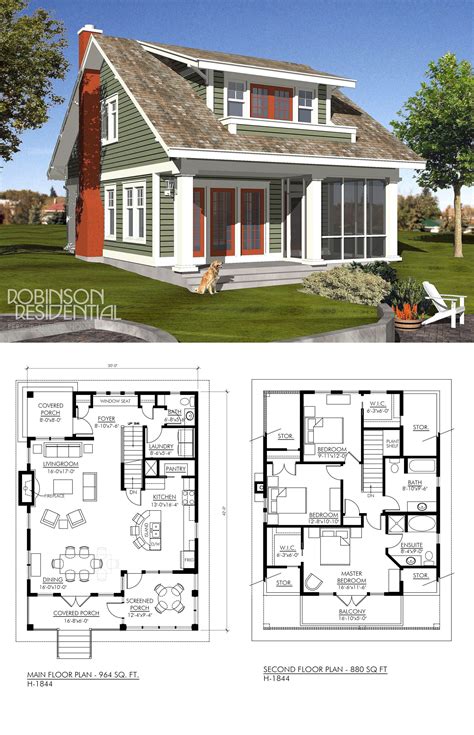 Lake Cottage Floor Plans