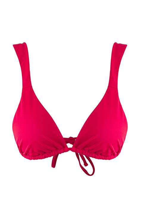 Trendyolmilla Bordo Üçgen Kaplı Bikini Üstü TBESS25BU00057 Fiyatı