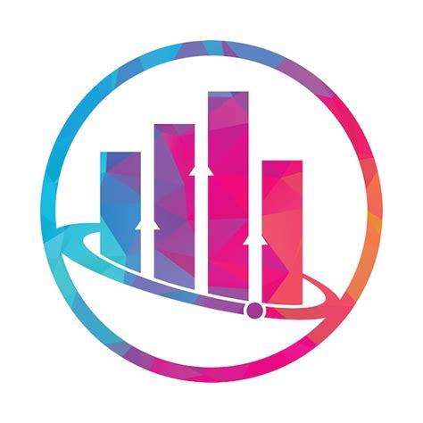 Plantilla De Dise O De Logotipo Vectorial Planet Stats Concepto De