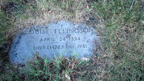 Louise Erickson Ellingson M Morial Find A Grave