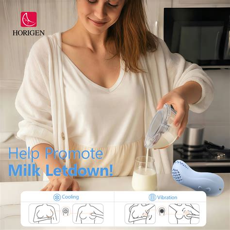 Horigen Cooling Lactation Massager with Vibration 2-in-1 Therapy