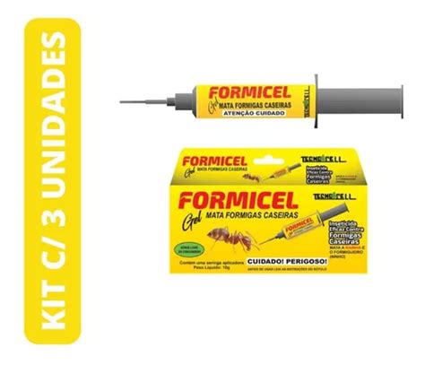 Kit Veneno Mata Formiga Caseiras Formicel Gel G Mercadolivre