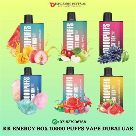 KK ENERGY BOX 10000 PUFFS DISPOSABLE VAPE IN DUBAI