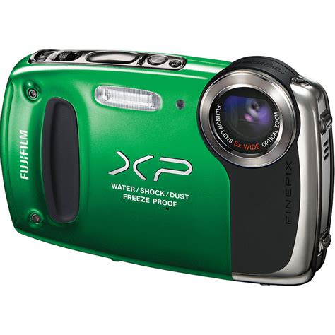 Fujifilm FinePix XP50 Digital Camera Green 16233439 B H Photo