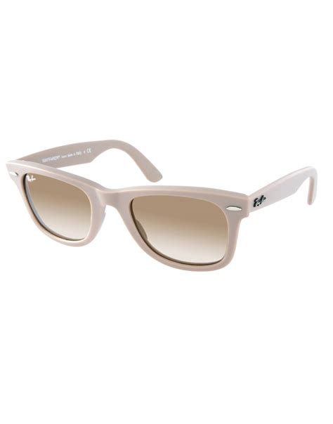 Ray Ban Wayfarer Sunglasses In Gray For Men Lyst