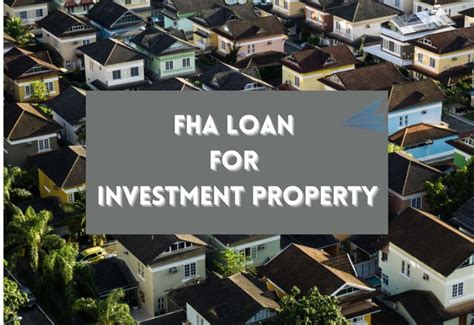 How To Get An FHA Loan For Investment Property