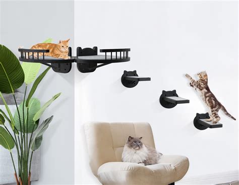 Amazon Cat Wall Shelf Wooden Cat Shelves Perches For Wall Cat