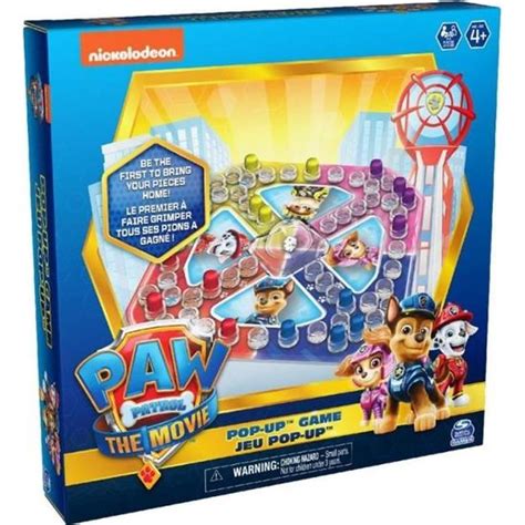 Pat Patrouille Jeu De Societe Pop Up Junior Pieces Cdiscount Jeux