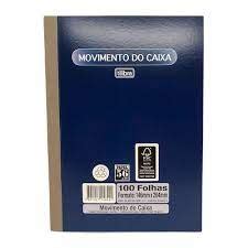 LIVRO MOVIMENTO CAIXA 1 4 100 FOLHAS 146X204MM TILIBRA Papelaria Dolly