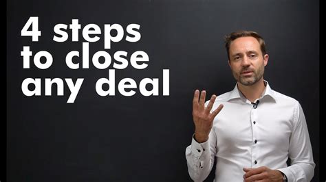 4 Steps To Close Any Deal School Of Sales YouTube