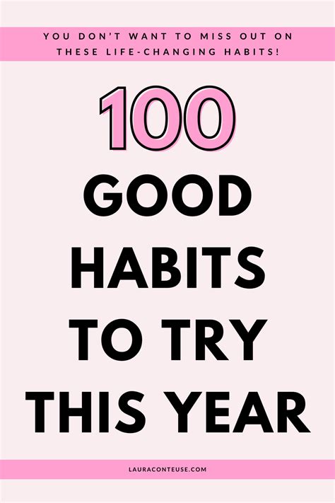 Good Habits And 3