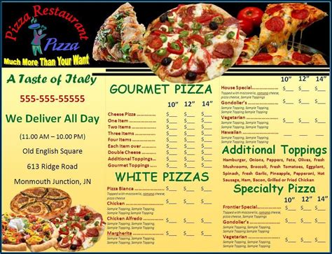 Sample Menu Design Templates Template 2 Resume Examples MW9pByZrVA