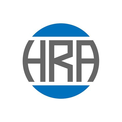 Hra Letter Logo Design On White Background Hra Creative Initials