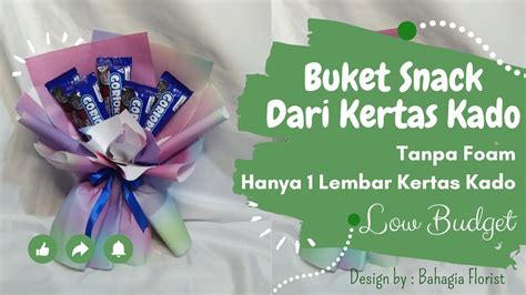 BUKET HARI GURU BUKET SNACK DARI KERTAS KADO BUKET LOW BUDGET