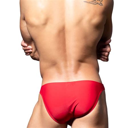 Andrew Christian Badeslip ULTRA BIKINI W Almost NAKED 70067 Rot