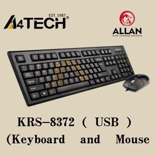 A4TECH KRS-8372 MOUSE + KEYBOARD COMBO USB ( KRS-8372 ) | Shopee ...