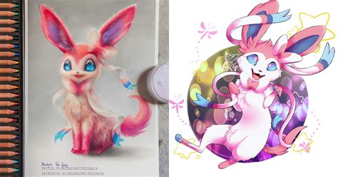 Pokémon: 10 Incredible Sylveon Fan Art