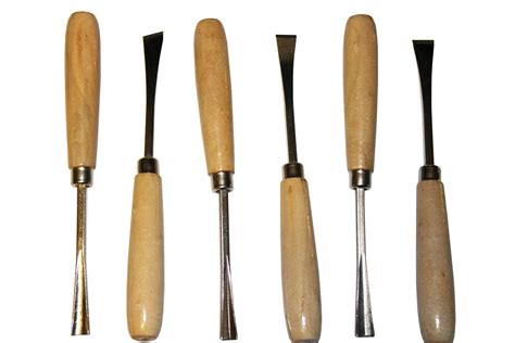 Trend Basics Wood Carving Chisel Set: 6-Pack Professional Woodworking ...