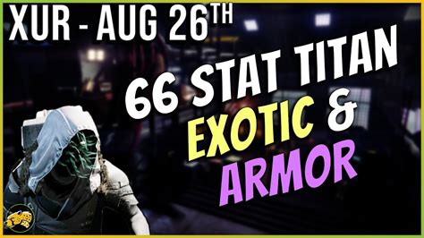 Titan S Don T Miss This High Stat Exotic Legendary Armor Decent Arc