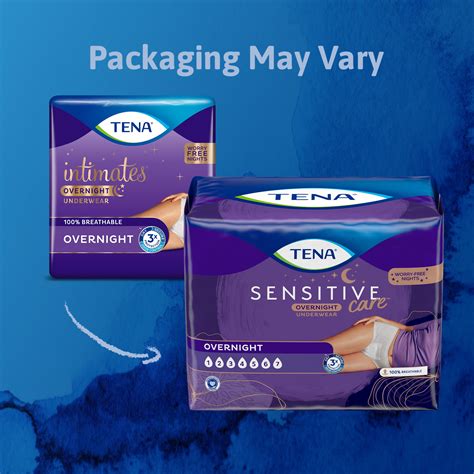 Tena Sensitive Care Overnight Underwear Tena Us Store