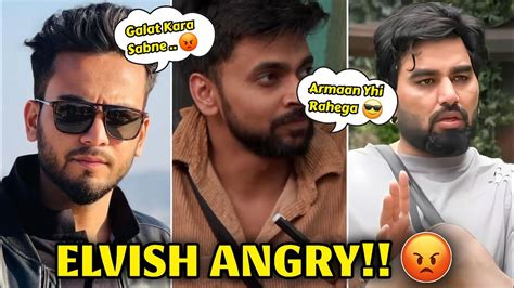 Elvish Angry On Armaan Malik NOT Evicted Armaan Malik Slap Vishal