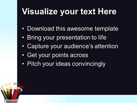 Teacher Powerpoint Templates Pencils Education Ppt Slides | PowerPoint ...