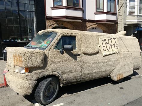 Ran into the dog van from dumb and dumber in downtown SF ...