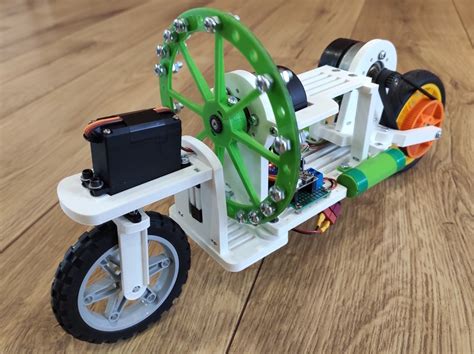 Free Stl File Self Balancing Bike With Reaction Wheel D Print