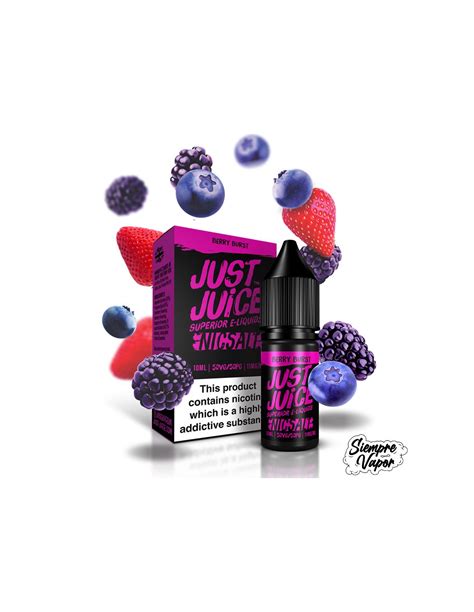 Berry Burst Nic Salt 10ml Fresa Arándanos Y Moras Siempre Vapor