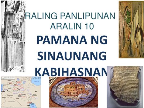 mga pamana ng sinaunang kabihasnan sa daigdig