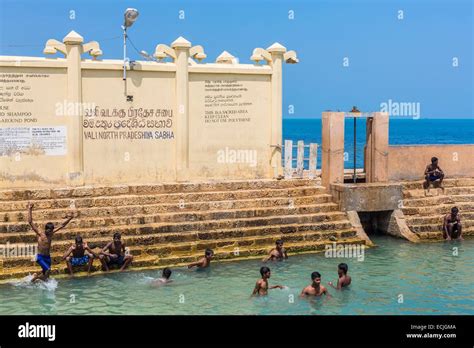 Sri Lanka Northern Province Jaffna District Keerimalai Hot Spring Sacred Reserved For Men At